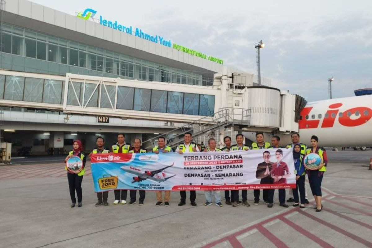 Bandara Ahmad Yani resmi layani rute  Semarang-Denpasar