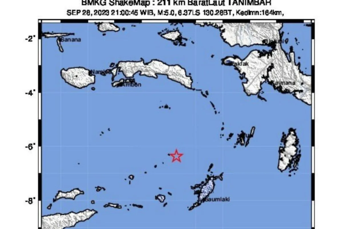 Earthquake in Banda Sea Caused by Rock Deformation, BMKG Reports | INP ...