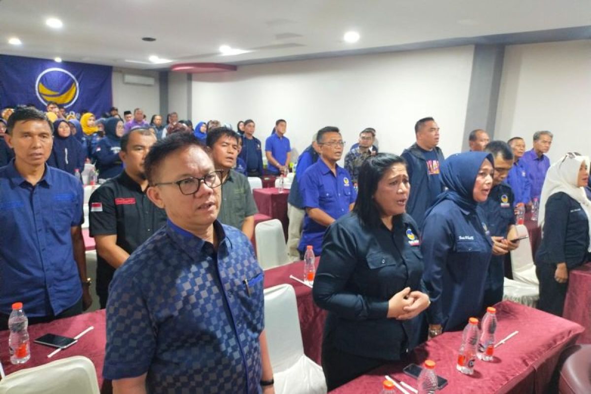 Pindah partai, Hendri Hasibuan dan Giyatno hadir di roadshow Partai Nasdem