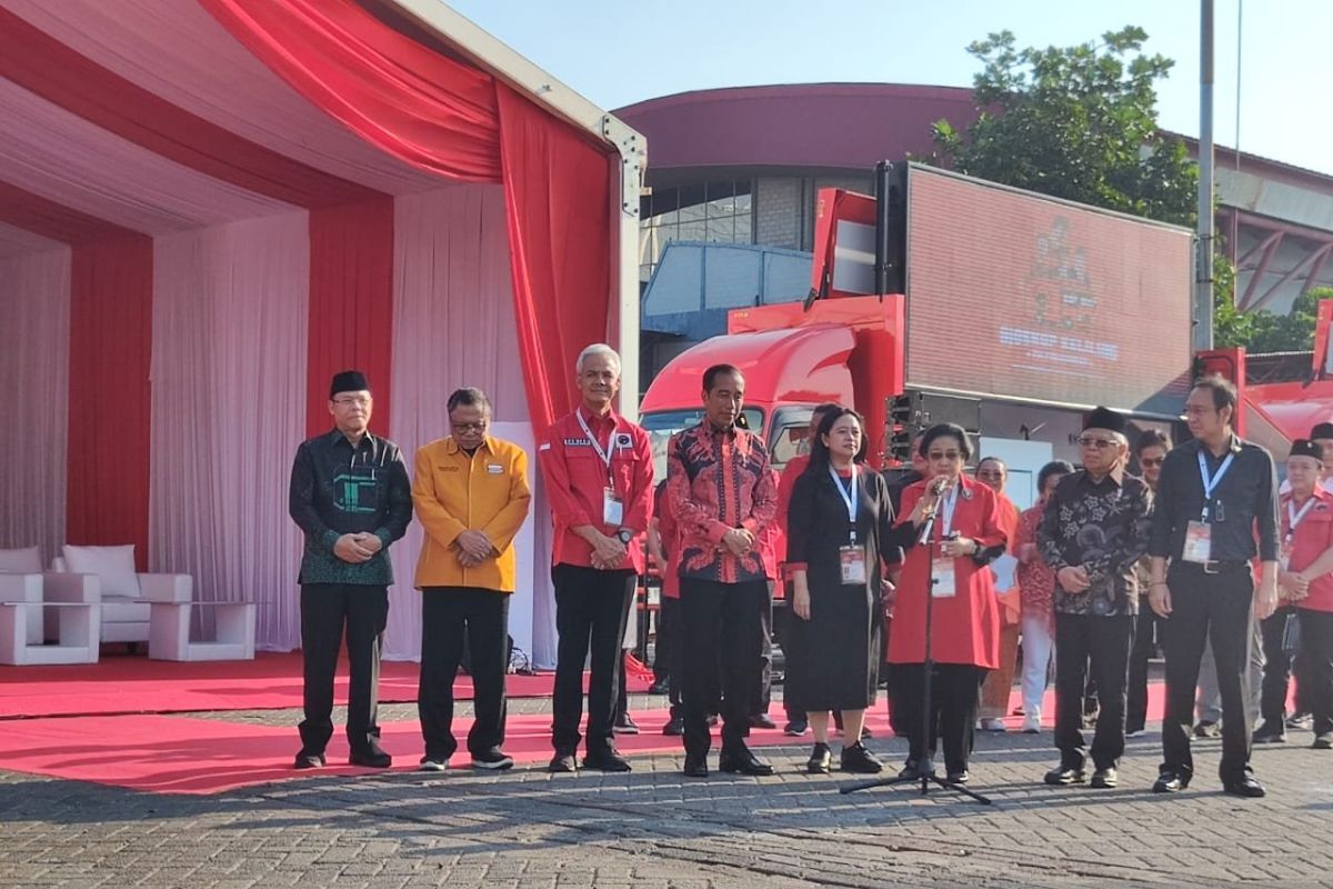 Di Rakernas PDIP, Jokowi sampaikan dampak nyata krisis pangan global