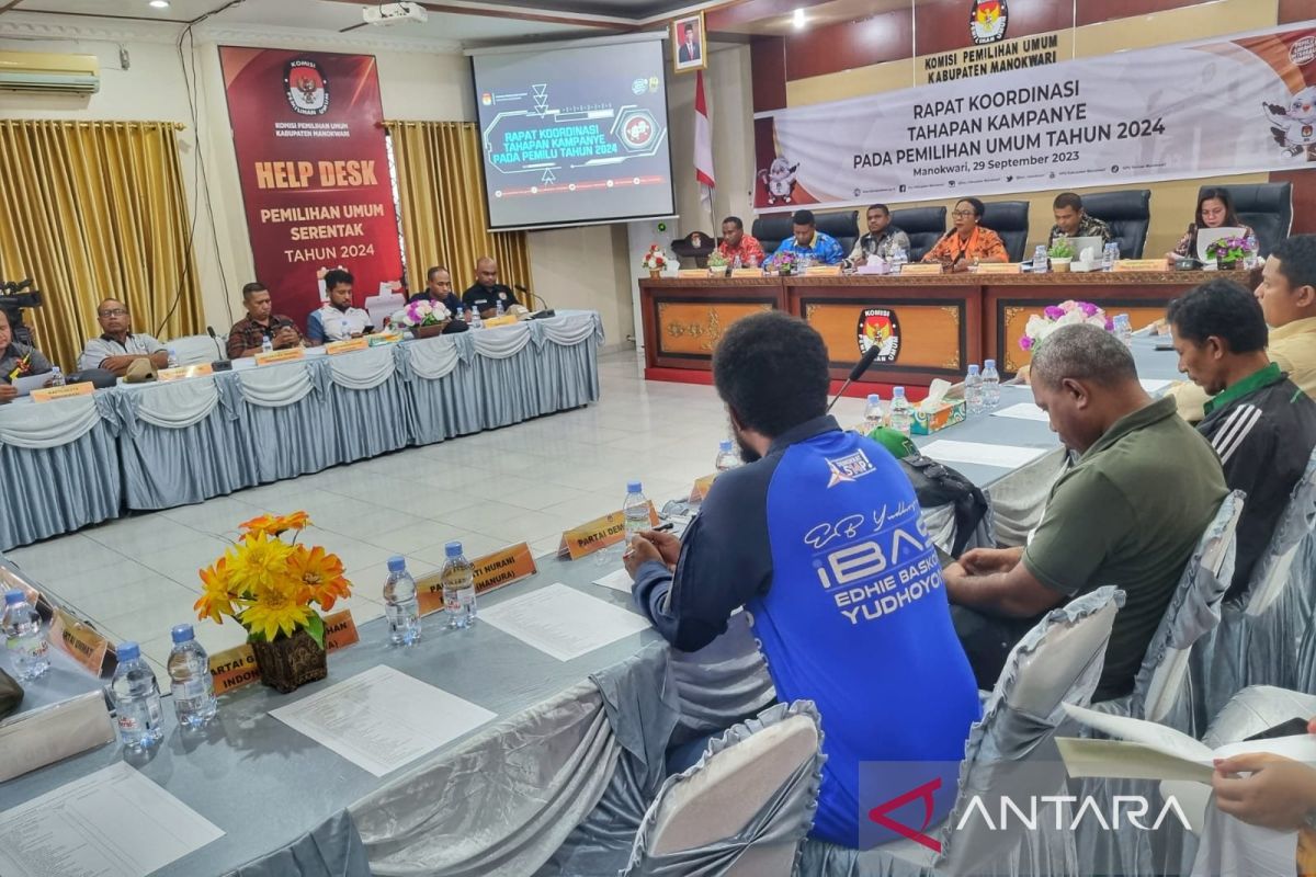 KPU Manokwari dan parpol sepakati 78 titik pemasangan APK