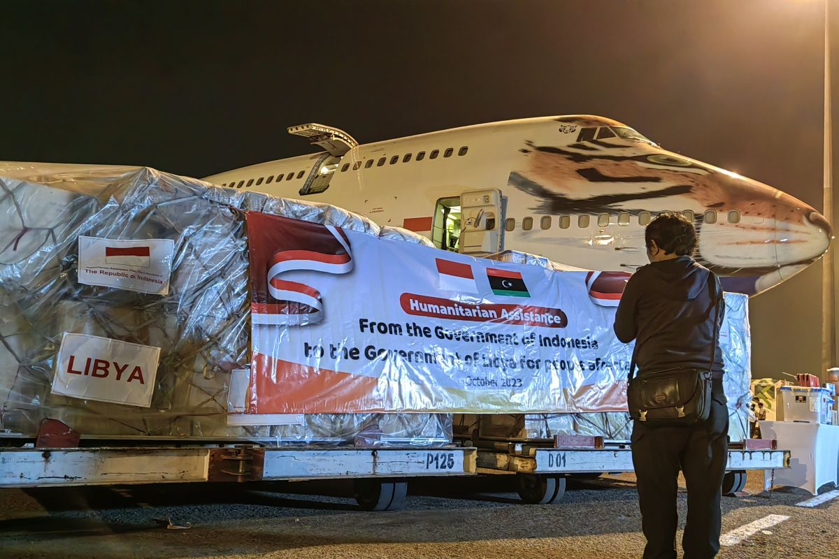 Indonesia kirim bantuan kemanusiaan sebanyak 46 ton ke Libya