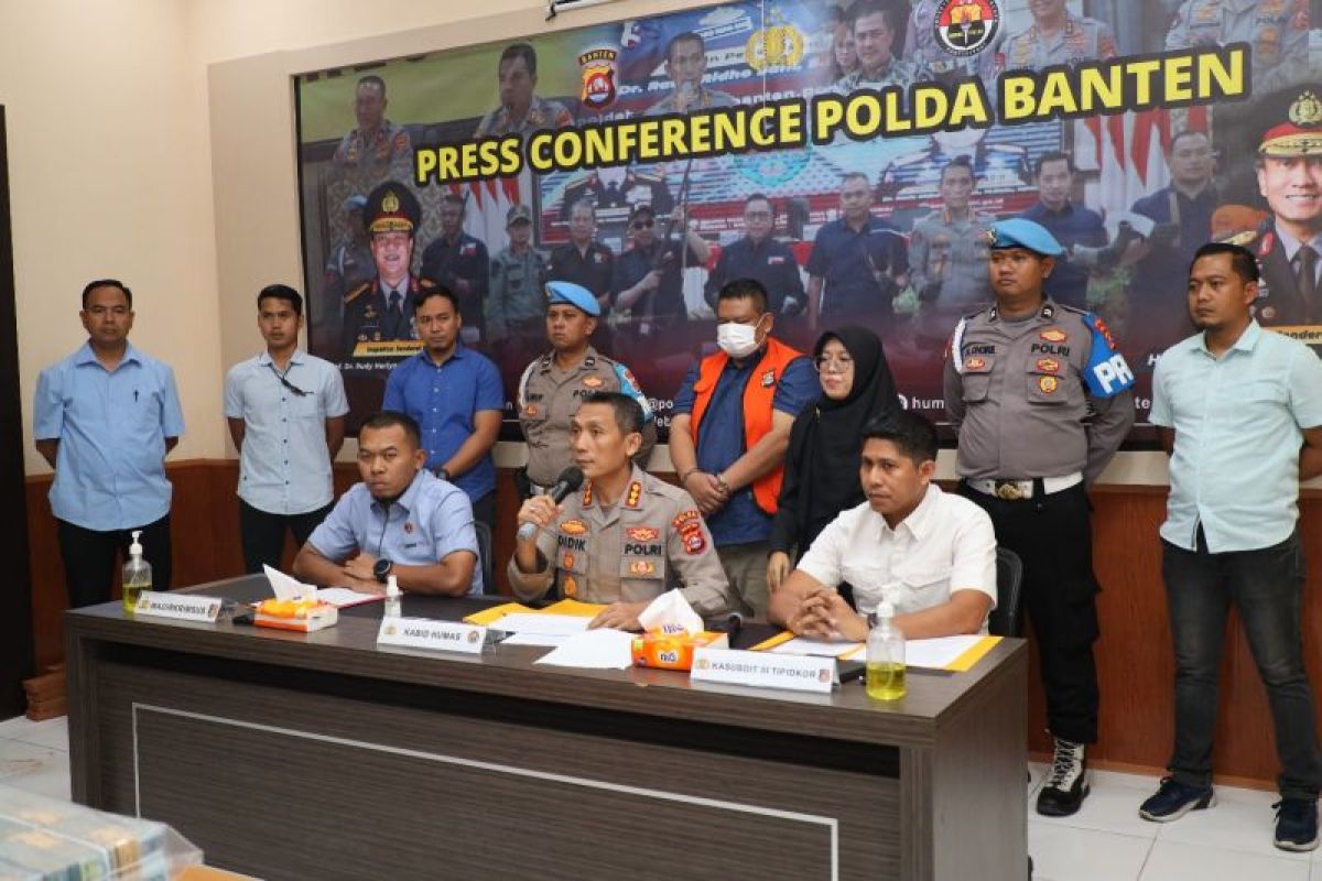 Polisi Banten tetapkan dua tersangka tindak pidana korupsi