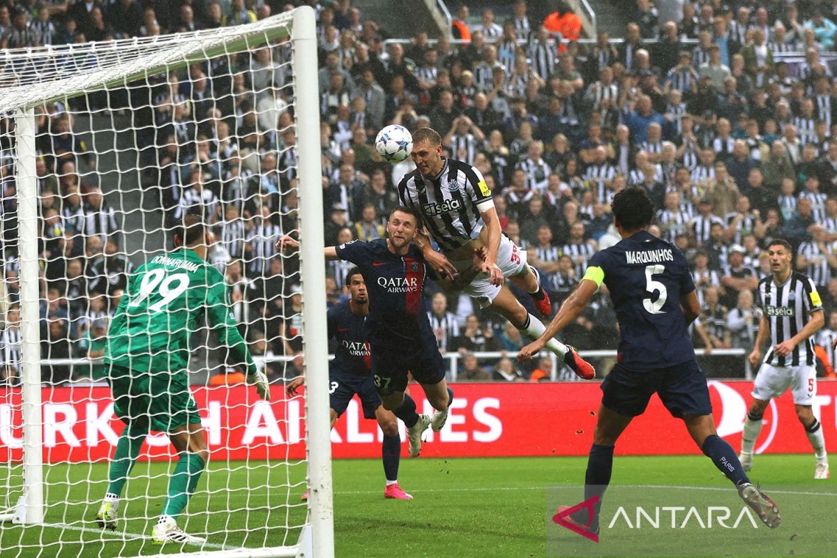 Newcastle amankan kemenangan meyakinkan 4-1 atas PSG