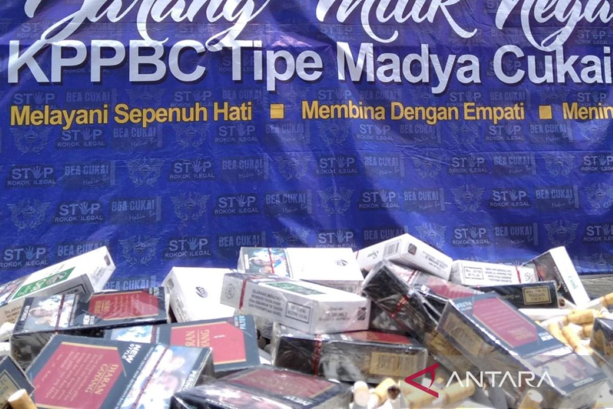 Bea  Cukai Kudus amankan 318.500 batang rokok ilegal