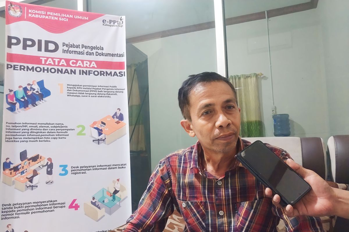 KPU Sigi persiapkan perekrutan sebanyak 7.434 anggota KPPS Pemilu 2024