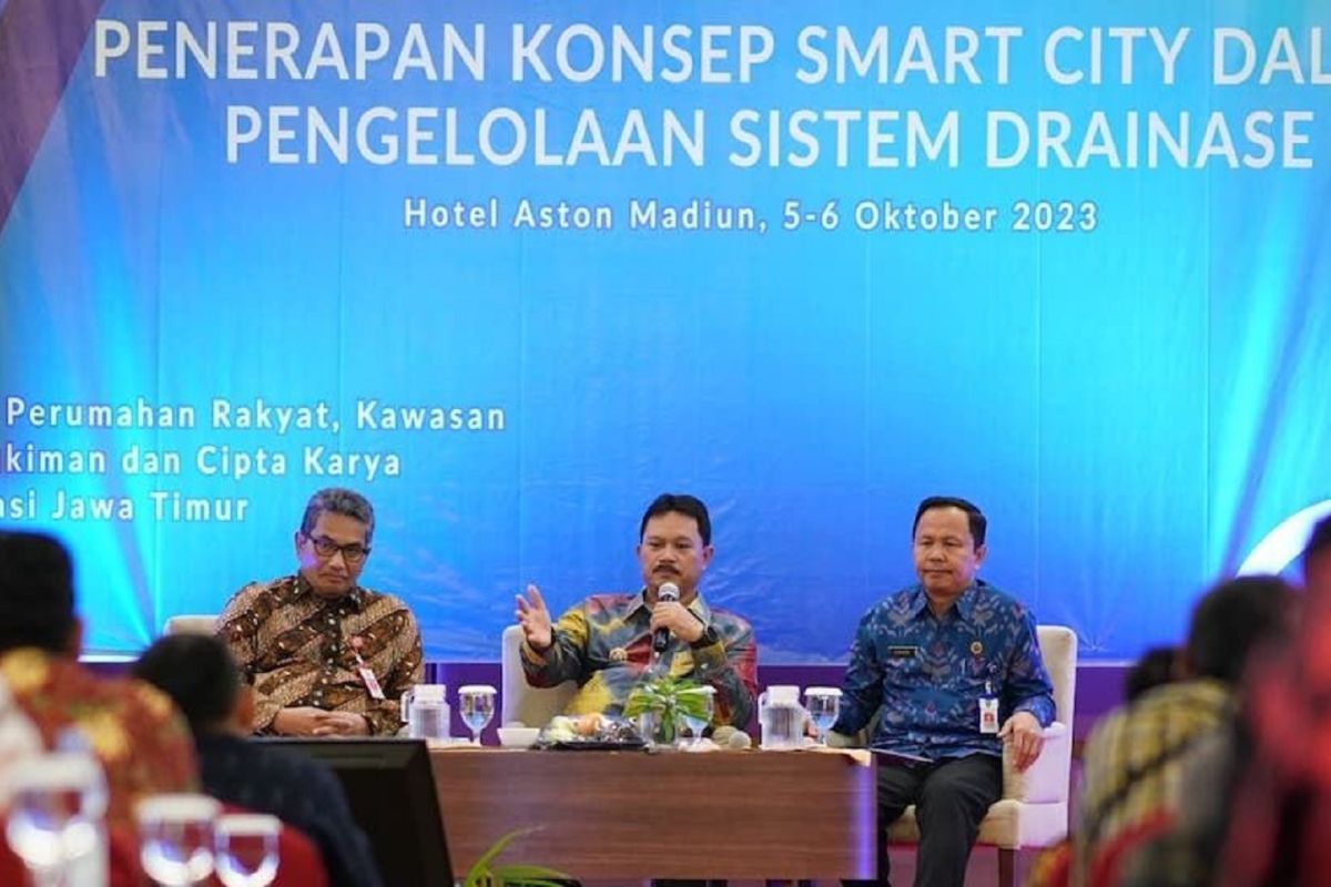 Sistem pengelolaan drainase di Kota Madiun Jatim percontohan nasional