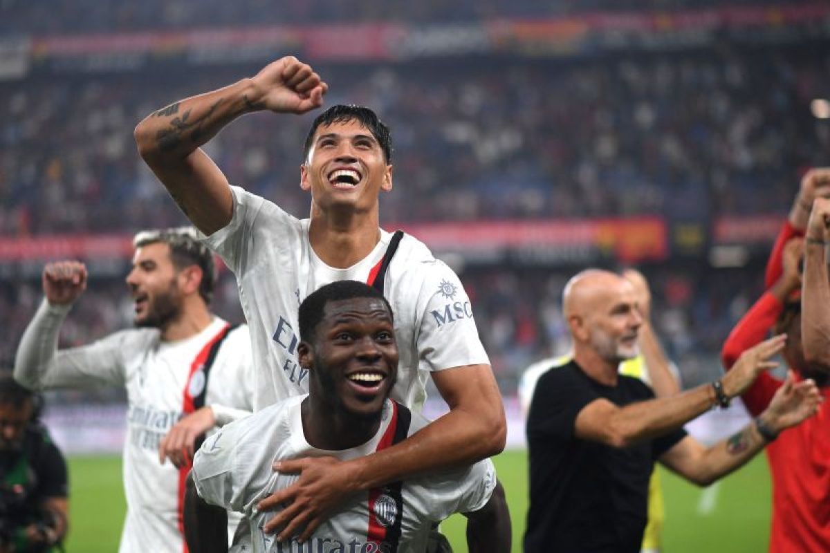 AC Milan ambil alih puncak klasemen setelah tundukan Genoa