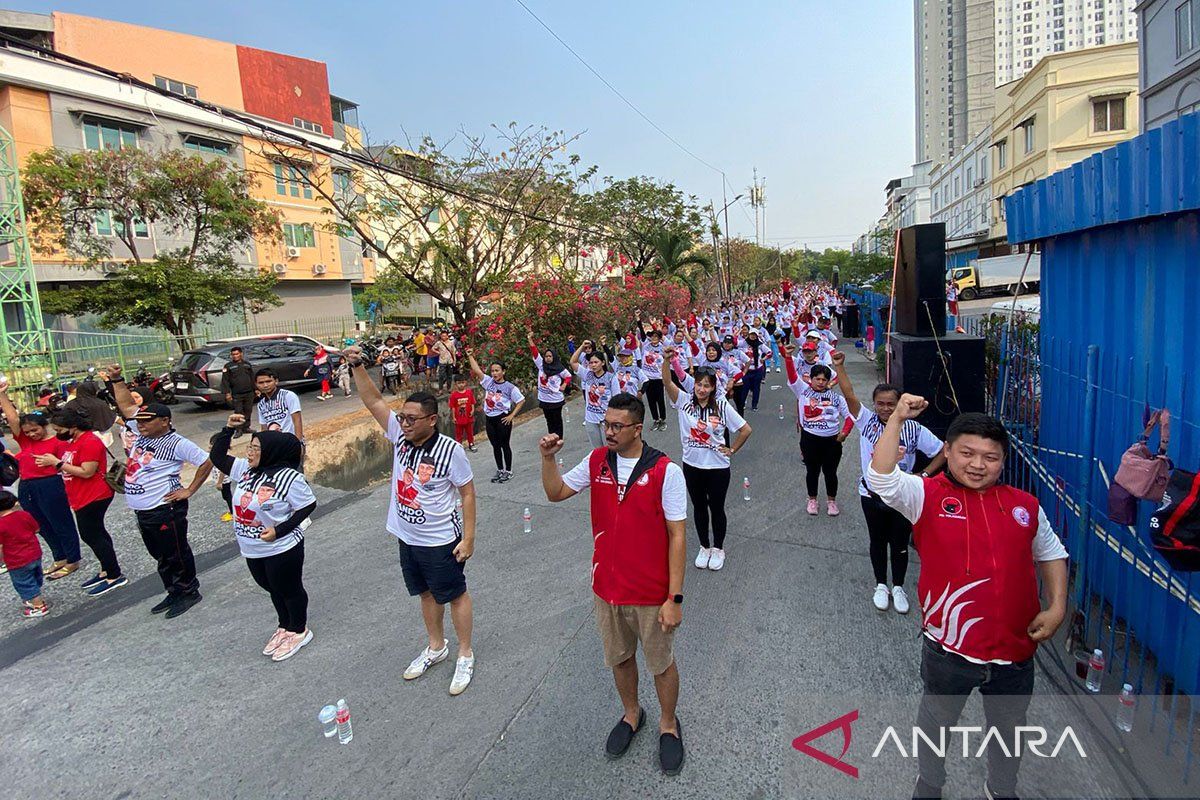 Senam Sicita awali Panggung Ganjar di Jakarta Utara