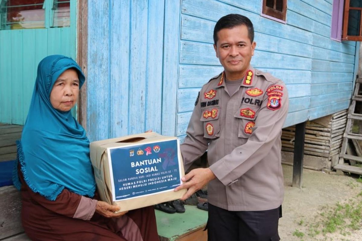 Bidhumas Polda Kaltara Melaksanaan Basos Air Bersih Dalam Rangka Hut Humas Polri Ke-72