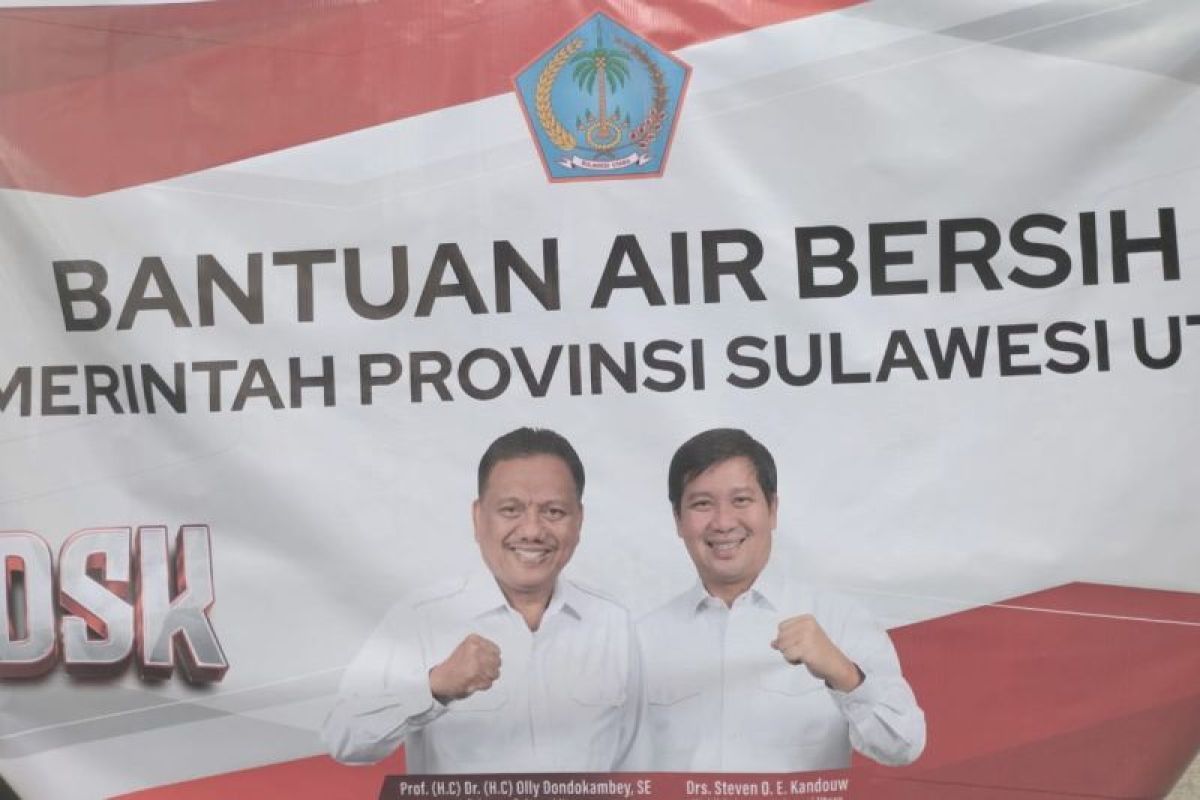 Pemprov Sulut distribusikan air bersih di Manado