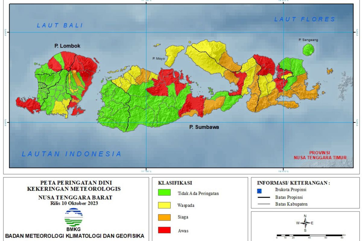 Warga NTB waspada kebakaran dan kekeringan di musim kemarau