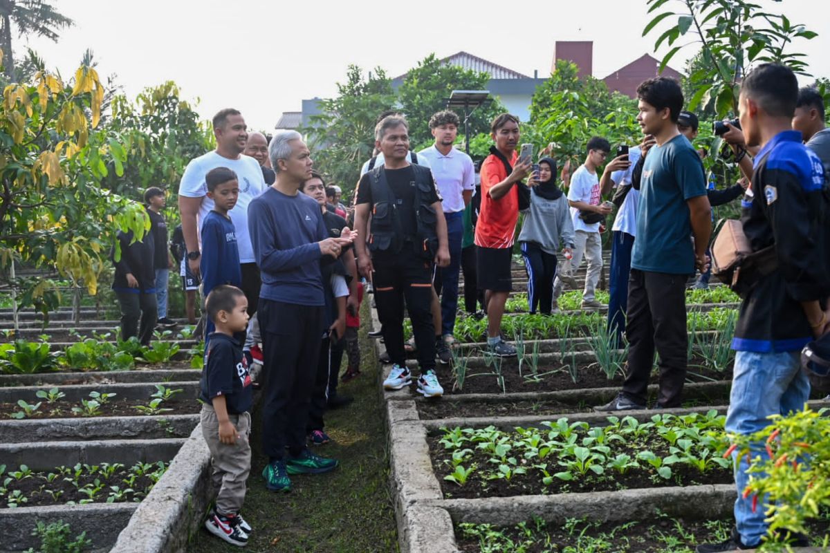 Ganjar bahas ketahanan pangan dengan Jimmy Hantu Foundation