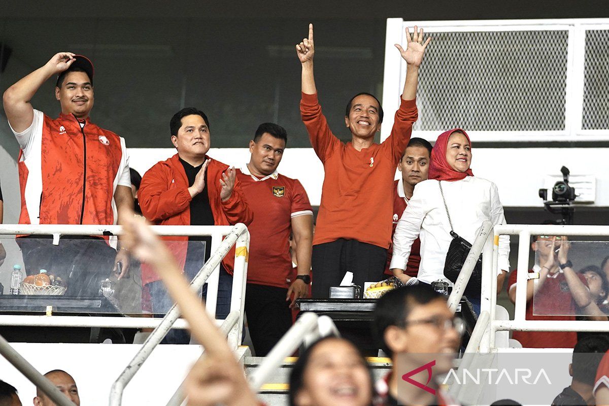 Jokowi puji permainan bagus tim Garuda usai kalahkan Vietnam di Piala Asia