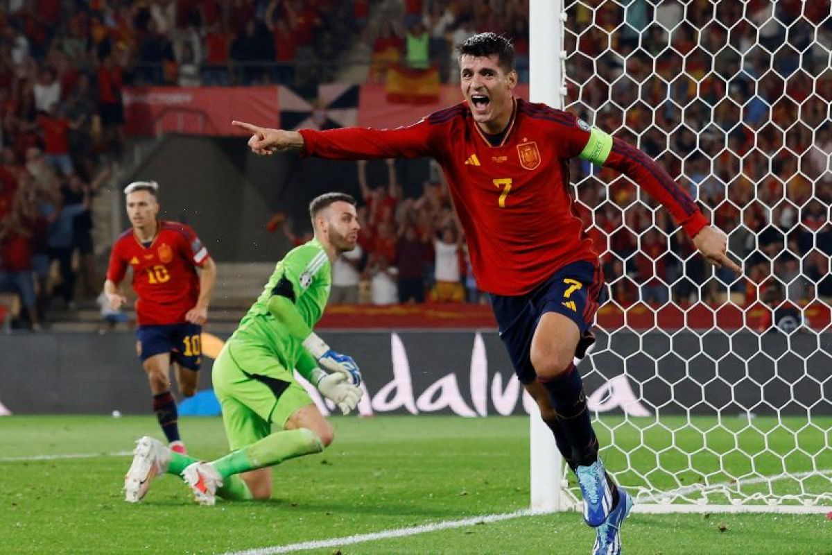 Spanyol kalahkan Skotlandia 2-0 di Kualifikasi Euro 2024