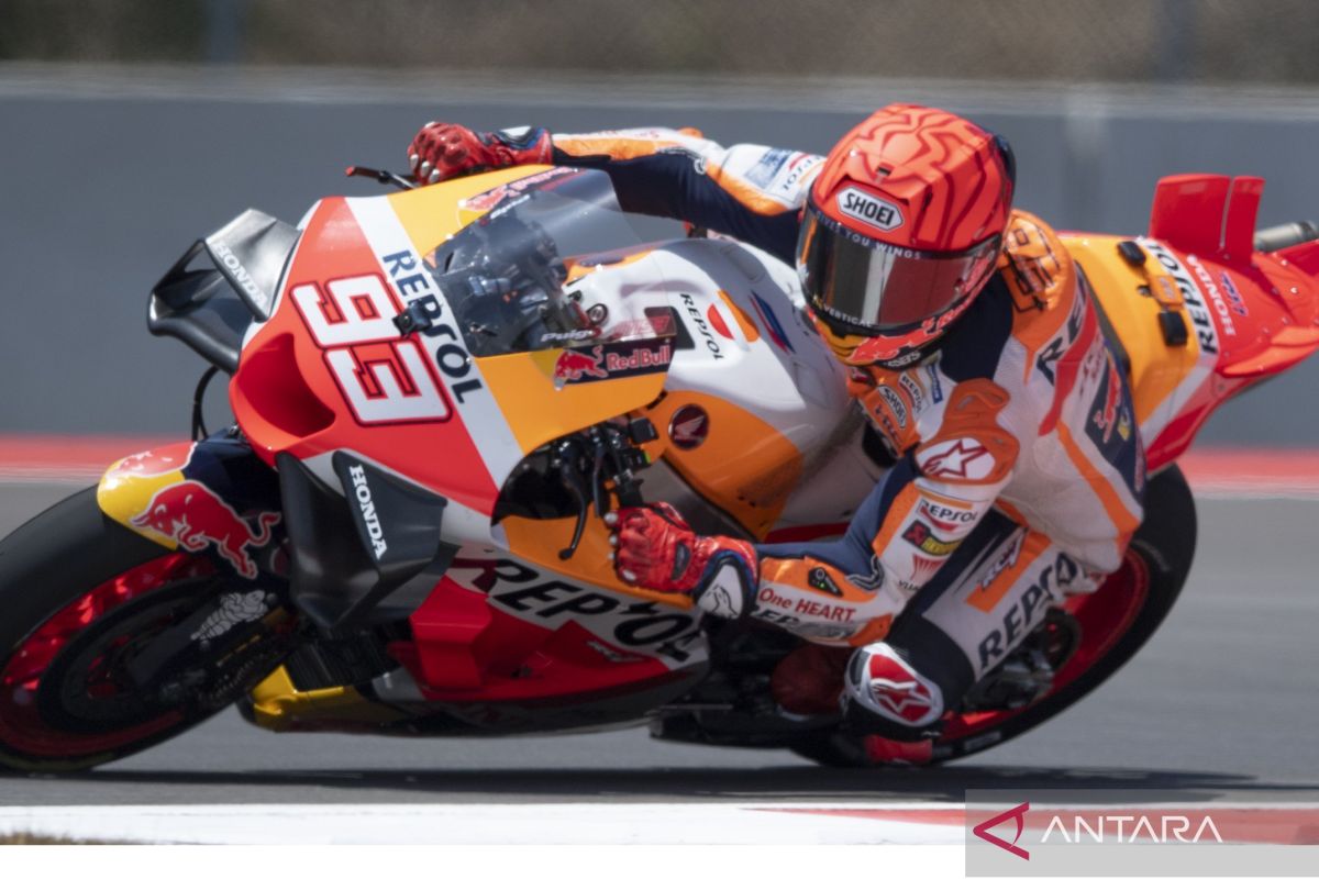 Marquez merasa emosional saat raih podium Sprint di Valencia