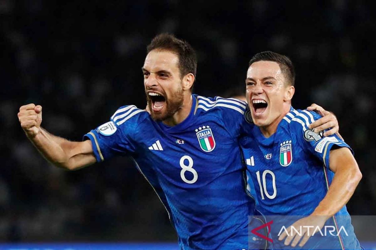 Italia pukul Israel dengan kemenangan besar