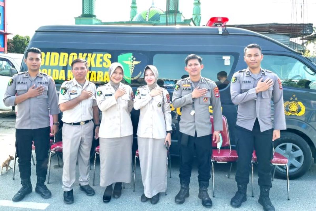 Biddokes Polda Kaltara gelar pelayanan kesehatan pada Baktikes AKABRI 91