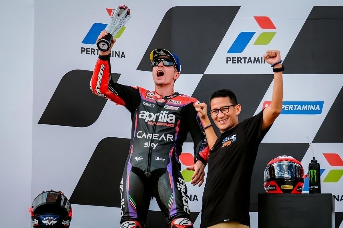 Menparekraf Sandiaga Uno sebut jumlah penonton MotoGP Mandalika 2023 lampaui target