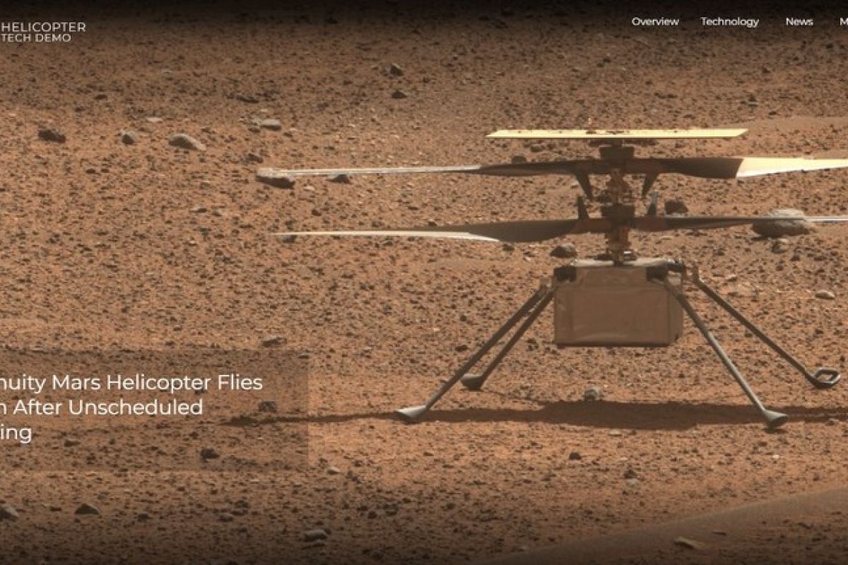 NASA’s Mars Helicopter Ingenuity Prepares for New Flight on Red Planet