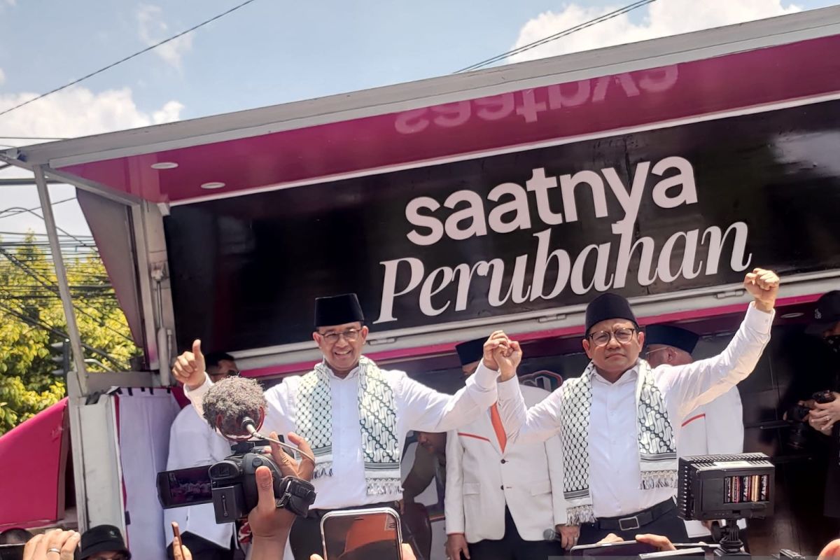 Anies sampaikan orasi kebangsaan usai daftar ke KPU