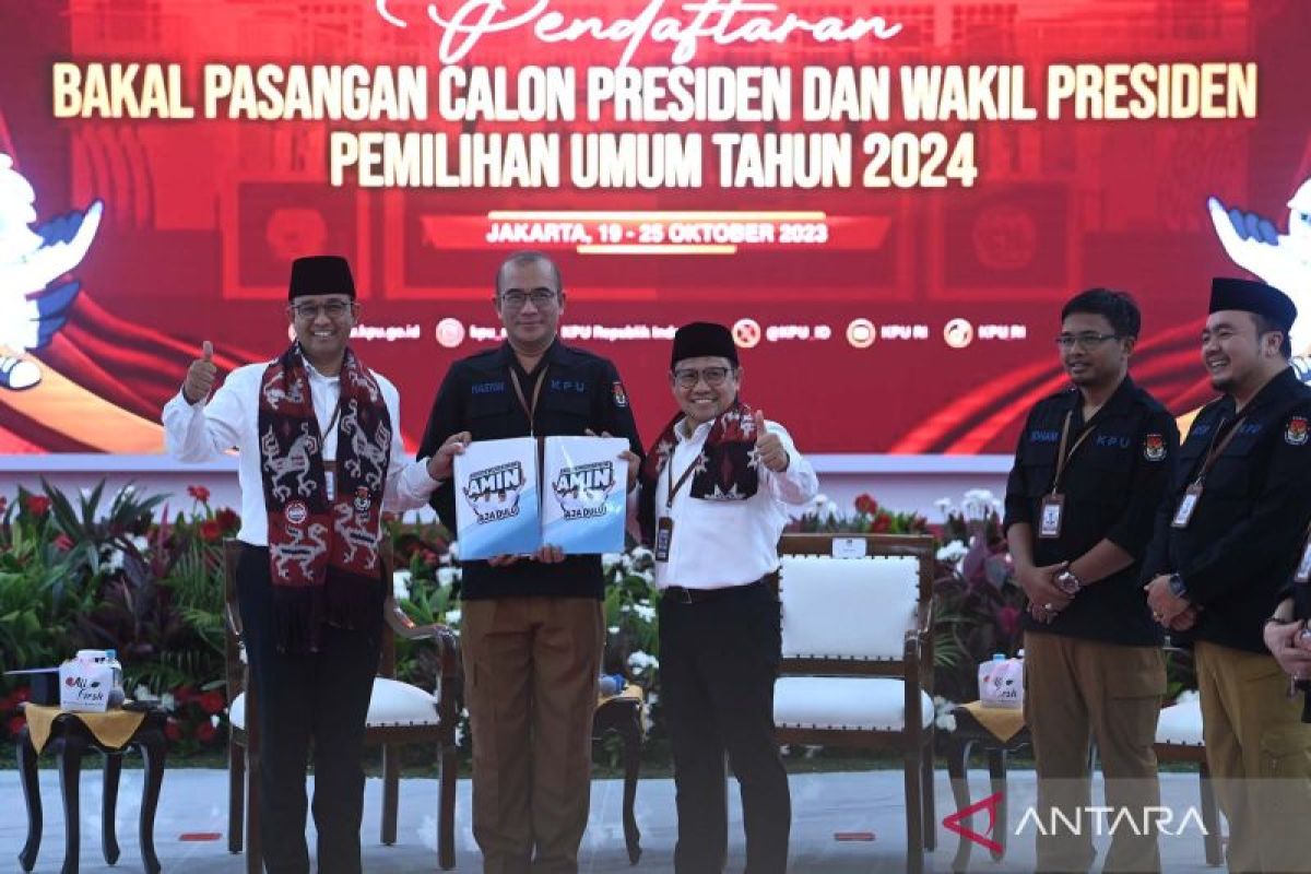 Dokumen pendaftaran Anies-Cak Imin lengkap