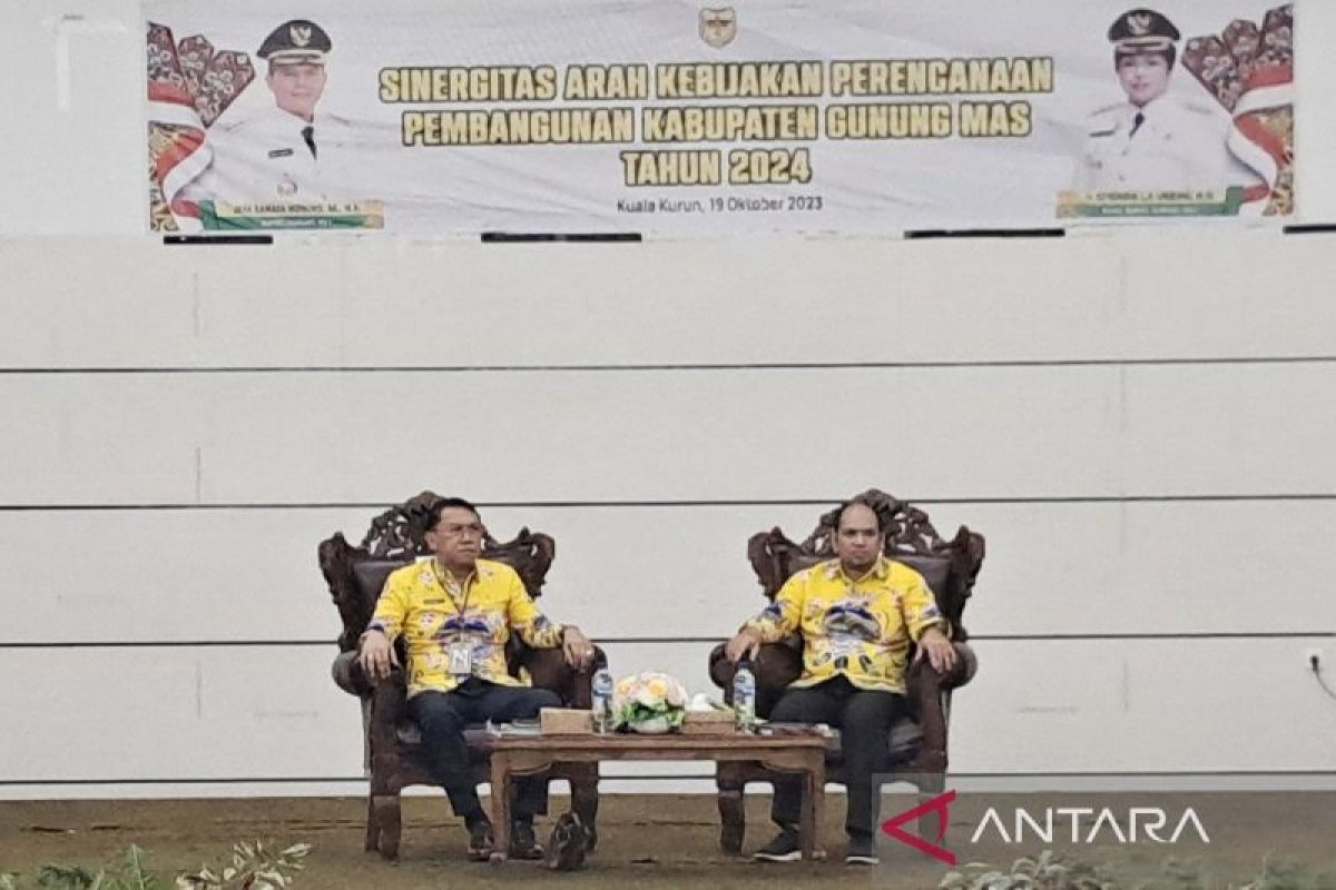 Pemkab Gunung Mas sinergikan arah kebijakan dengan perencanaan desa