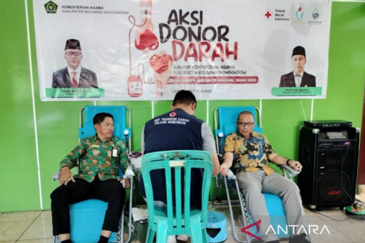 Kemenag gelar donor darah penuhi kebutuhan  PMI Bolaang Mongondow