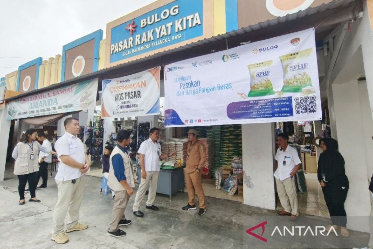 Bulog-Pemkot Palangka Raya berkolaborasi stabilkan harga beras