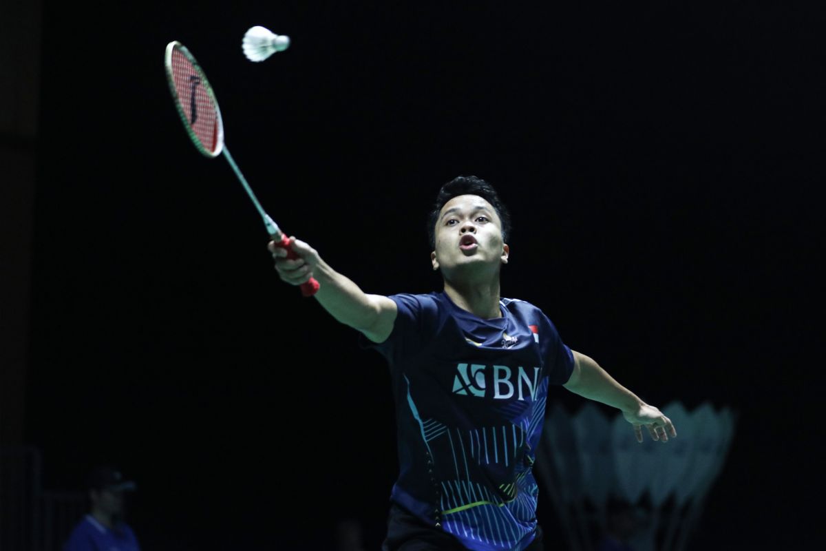 Anthony Ginting menang rubber set atas Magnus Johannesen di French Open