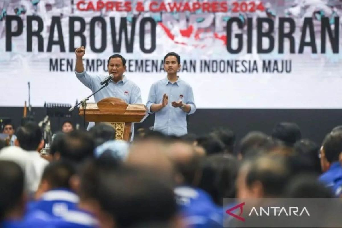 Puan ucapkan selamat kepada Prabowo-Gibran yang sudah mendaftar ke KPU - ANTARA