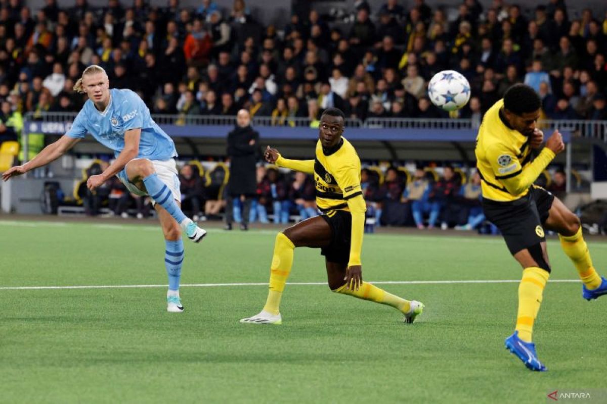 Manchester City menang  di kandang Young Boys