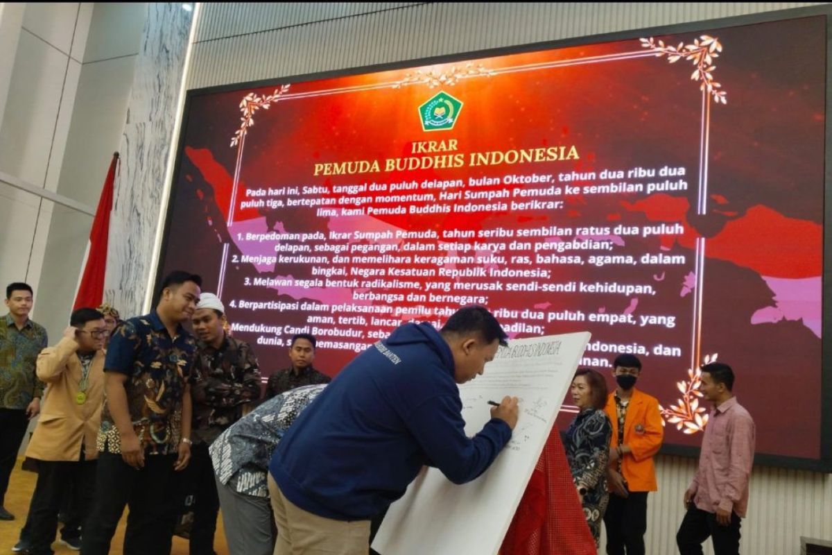 YBA dan pemuda-pemudi Buddhis bertekad sukseskan Pemilu 2024