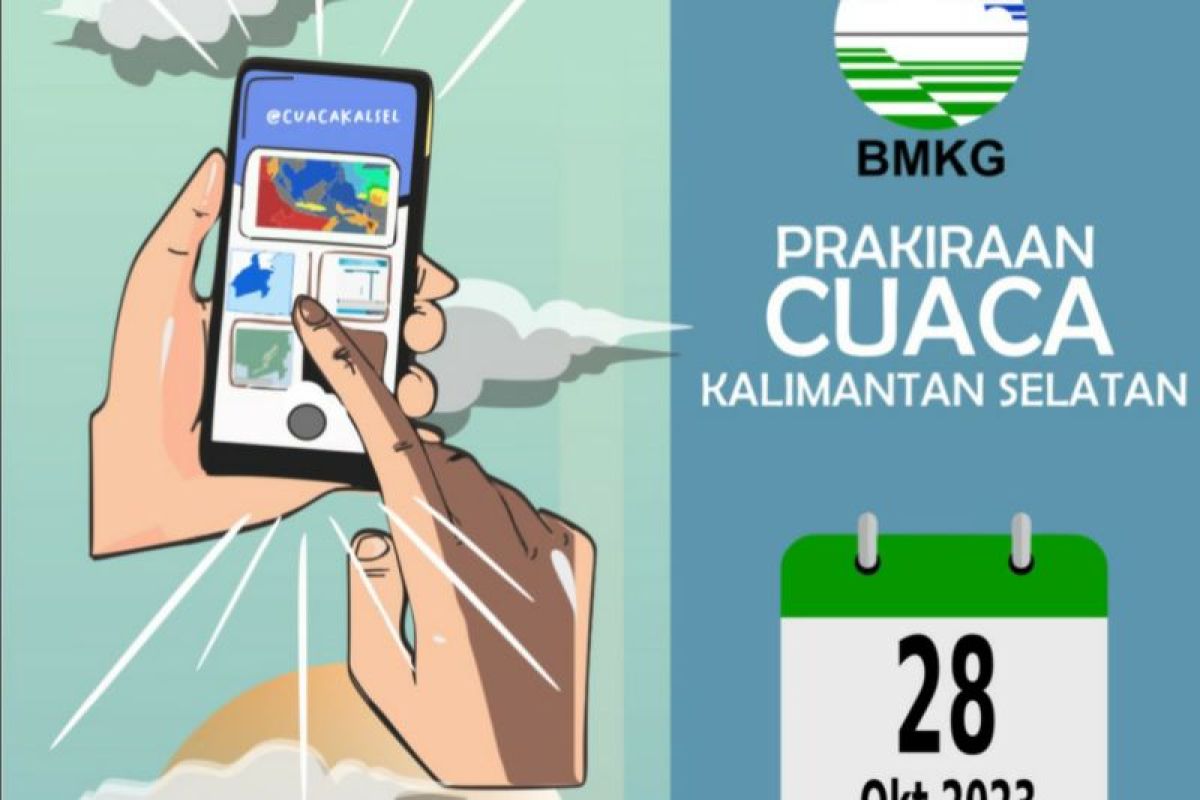 Cuaca cerah berawan dominasi sebagian ibu kota provinsi hari ini