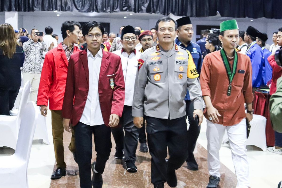 Polda Jateng gandeng mahasiswa ciptakan kesejukan jelang pemilu