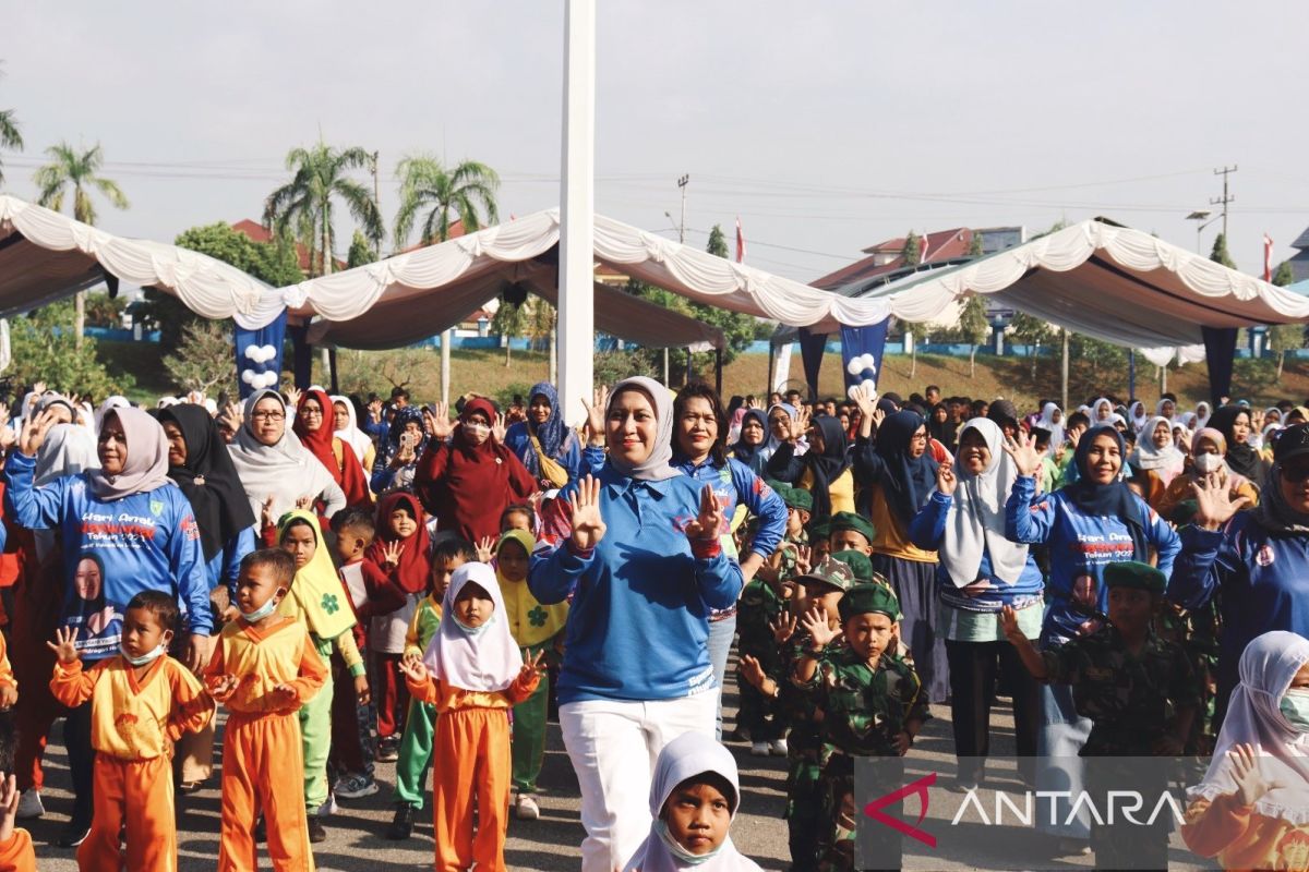 Melihat kemeriahan peringatan Hari Anak Nasional di Inhu