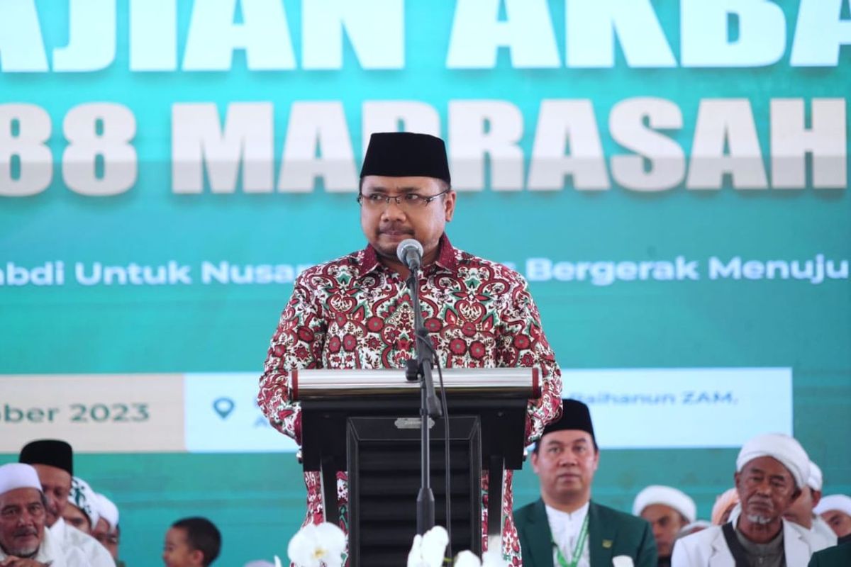 Menag pesan Madrasah NWDI terus jadi inspirasi generasi muda