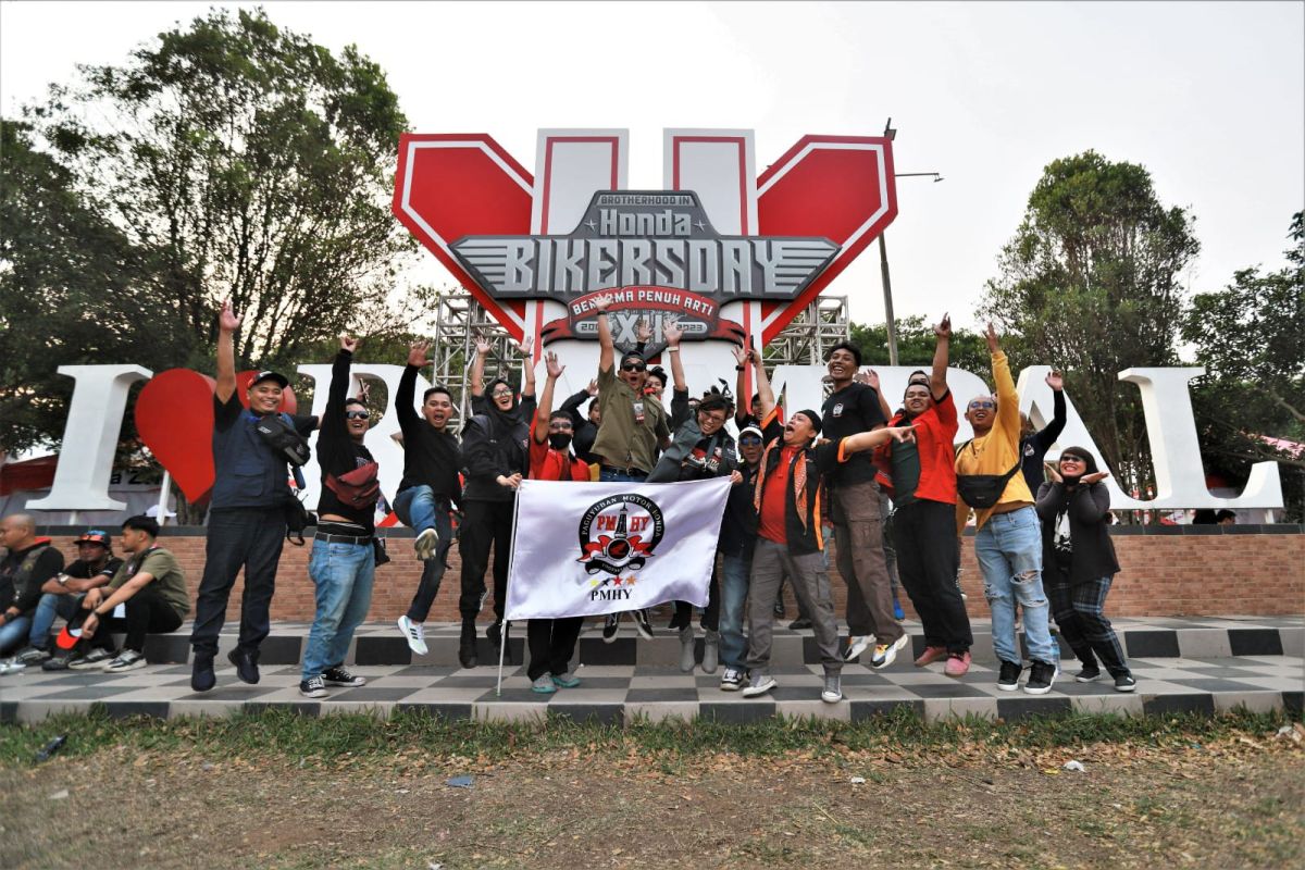 Tunjukkan loyalitas dan soliditas, 34.377 Bikers Honda Bersatu di HBD 2023