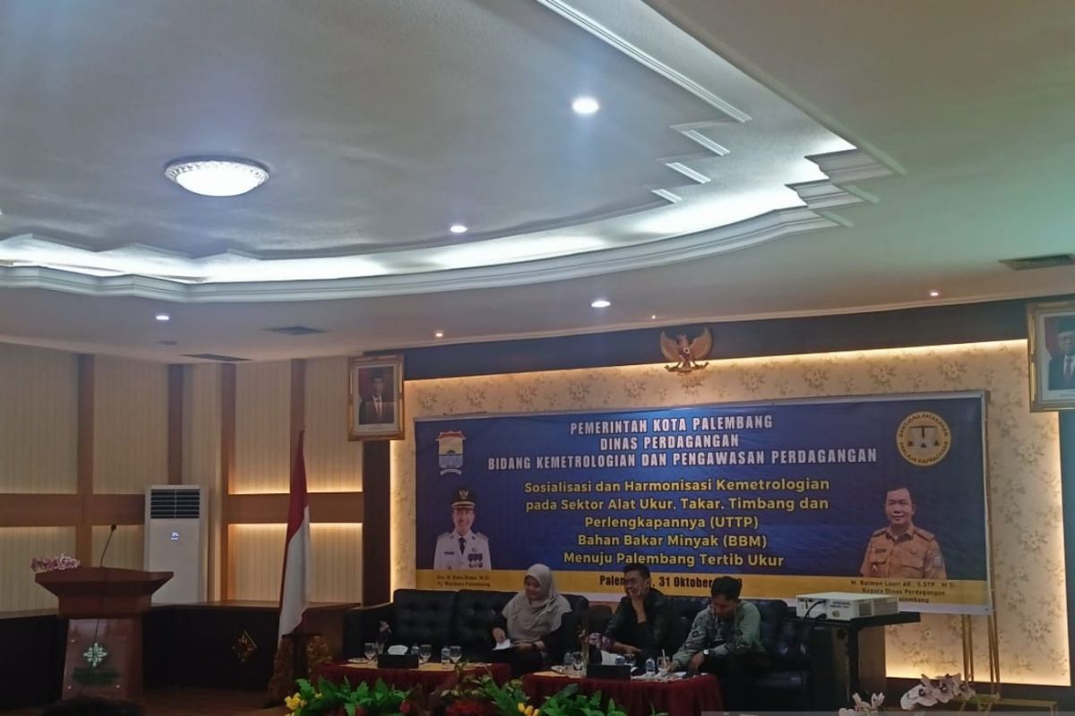 Dinas Perdagangan targetkan Palembang tertib ukur  di awal 2024