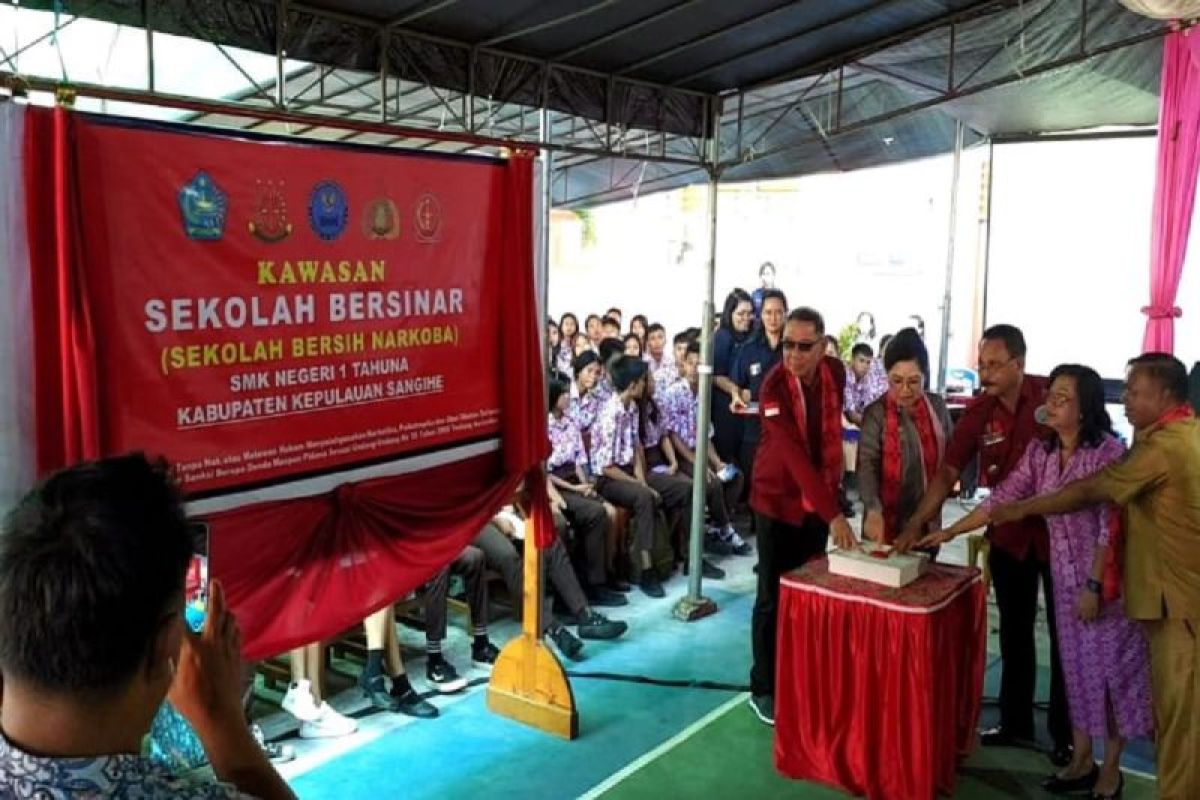 BNNK Sangihe canangkan dua Sekolah Bersinar dalam memerangi narkoba