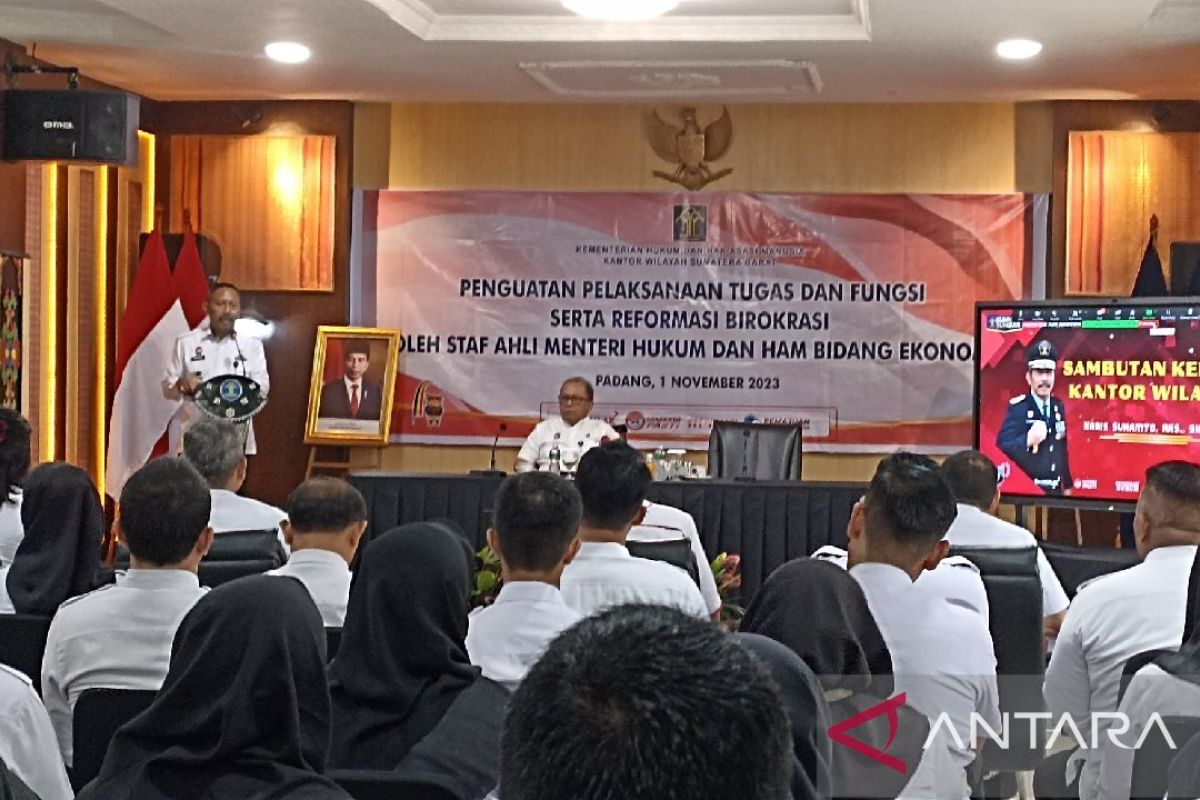 Kemenkumham RI kuatkan reformasi birokrasi terhadap pelayanan publik