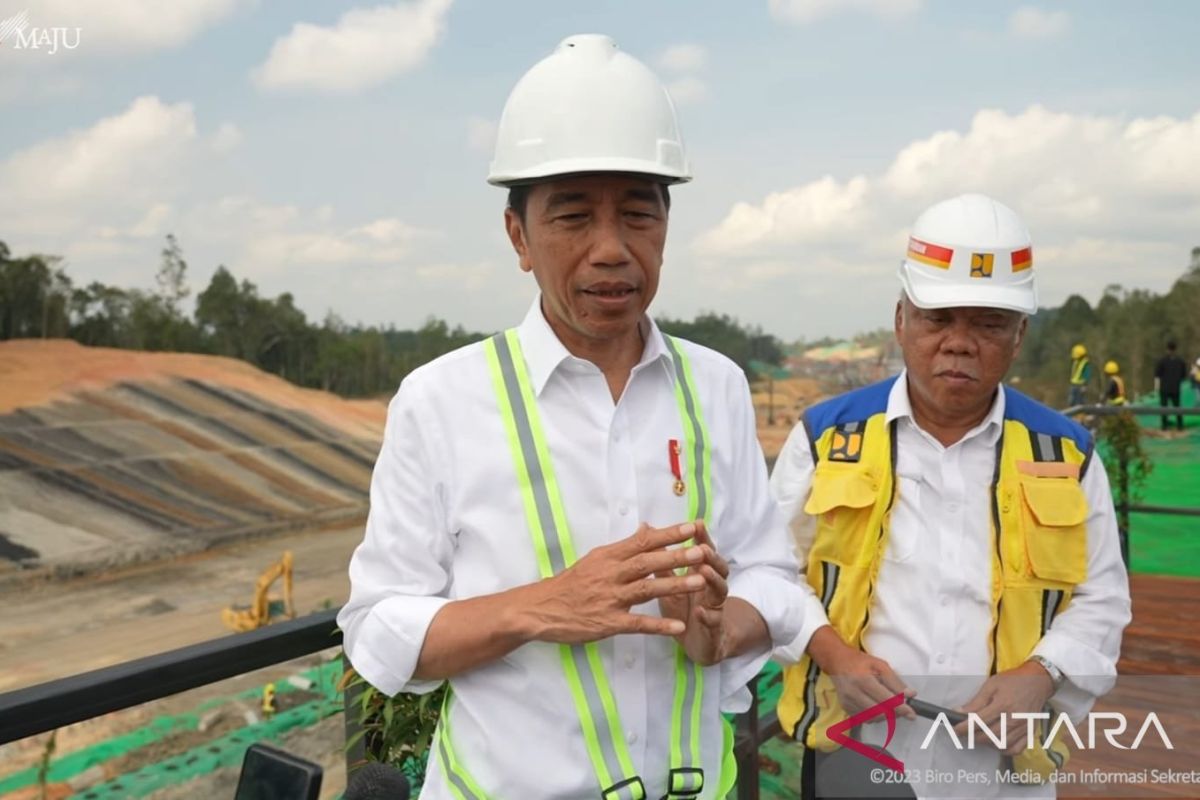 IKN access toll road work 55-percent complete:  Jokowi