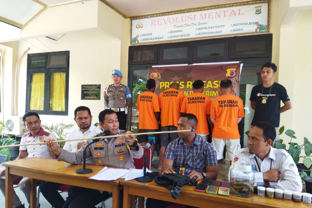 Polisi tetapkan empat tersangka penyeludupan anak komodo di Labuan Bajo