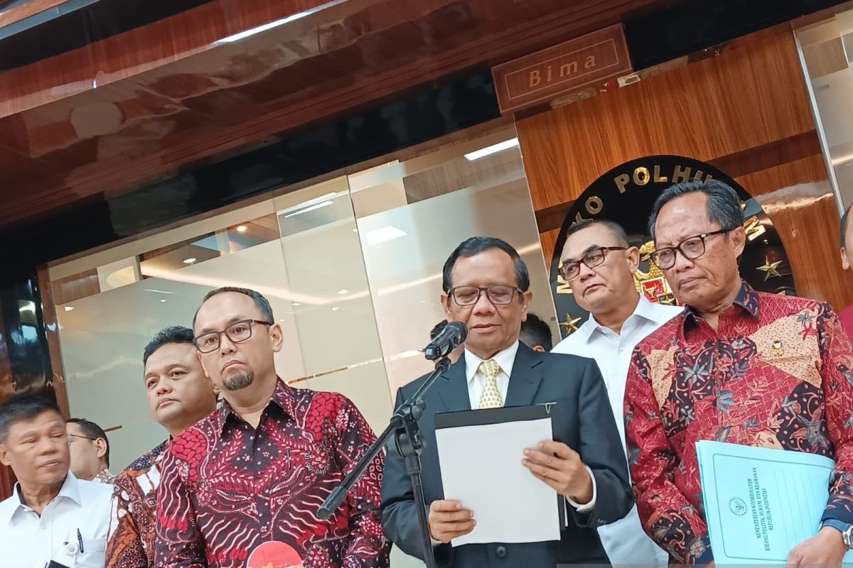 Menkopolhukam sebut impor emas senilai Rp189 triliun libatkan seorang inisial SB