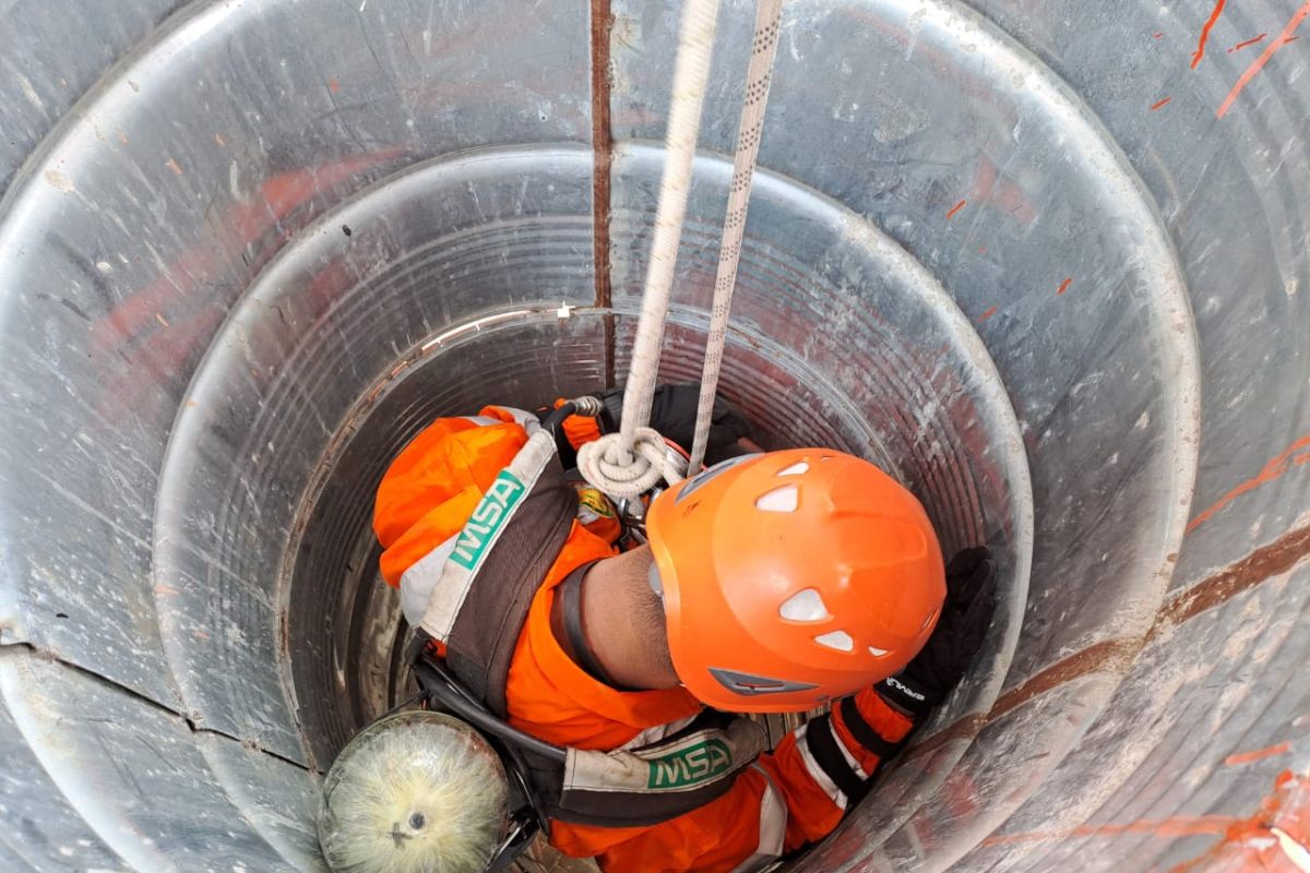 Basarnas Palu latih personel teknik penyelamatan pada ruang terbatas