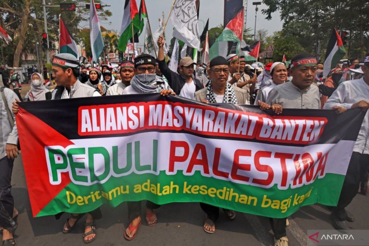 Sejumlah negara di Eropa gelar aksi solidaritas untuk rakyat Palestina