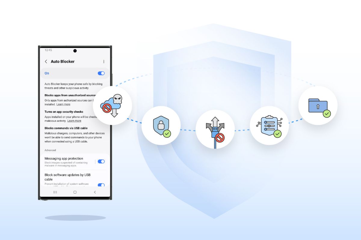 Auto Blocker gunakan One UI 6 dari Samsung untuk keamanan ponsel