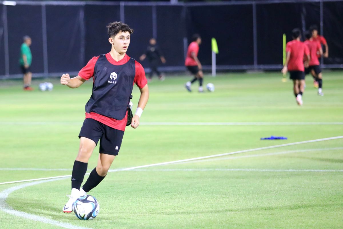 Timnas Indonesia U-17 sedang menyiapkan fisik jelang lawan Ekuador