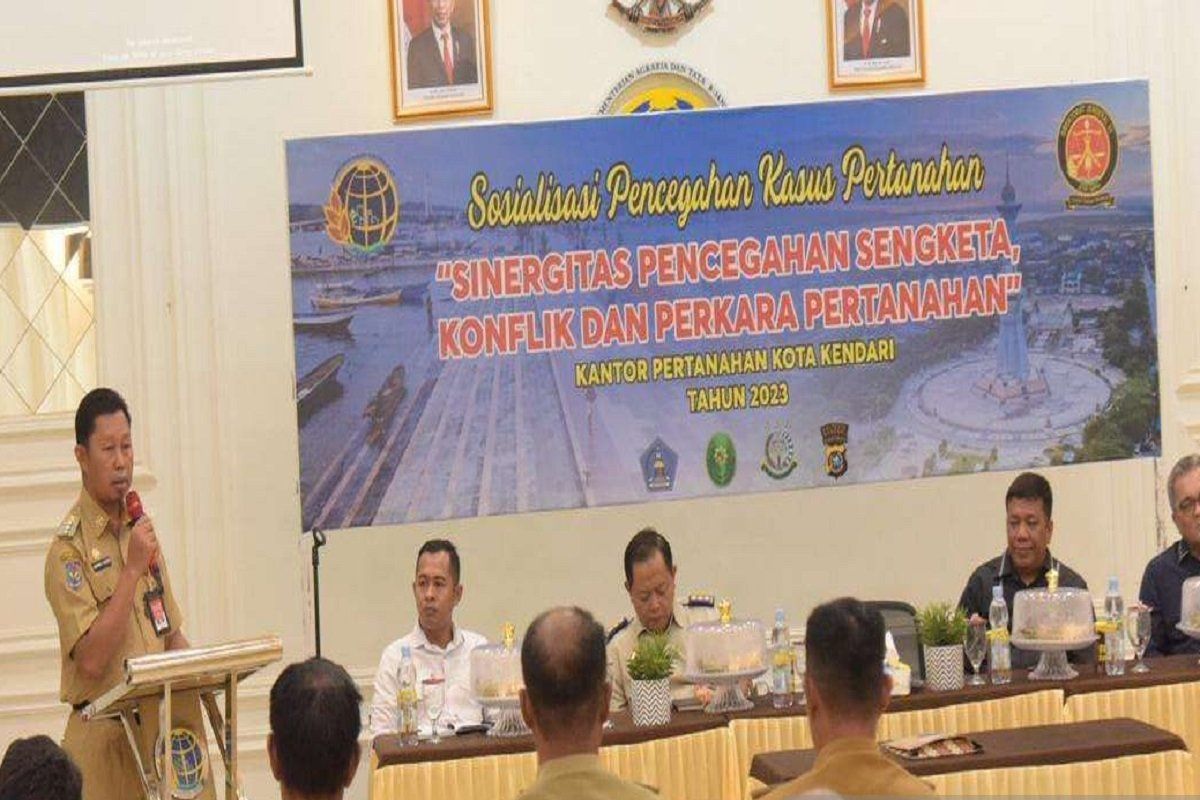 Pemkot Kendari dan BPN Sultra sosialisasikan pencegahan sengketa tanah