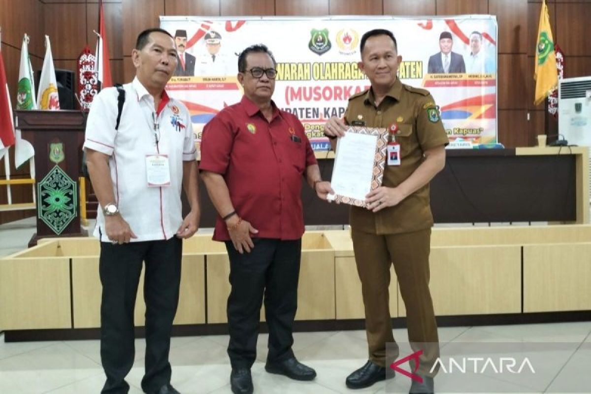 Berikut hasil pemilihan Ketua KONI Kapuas